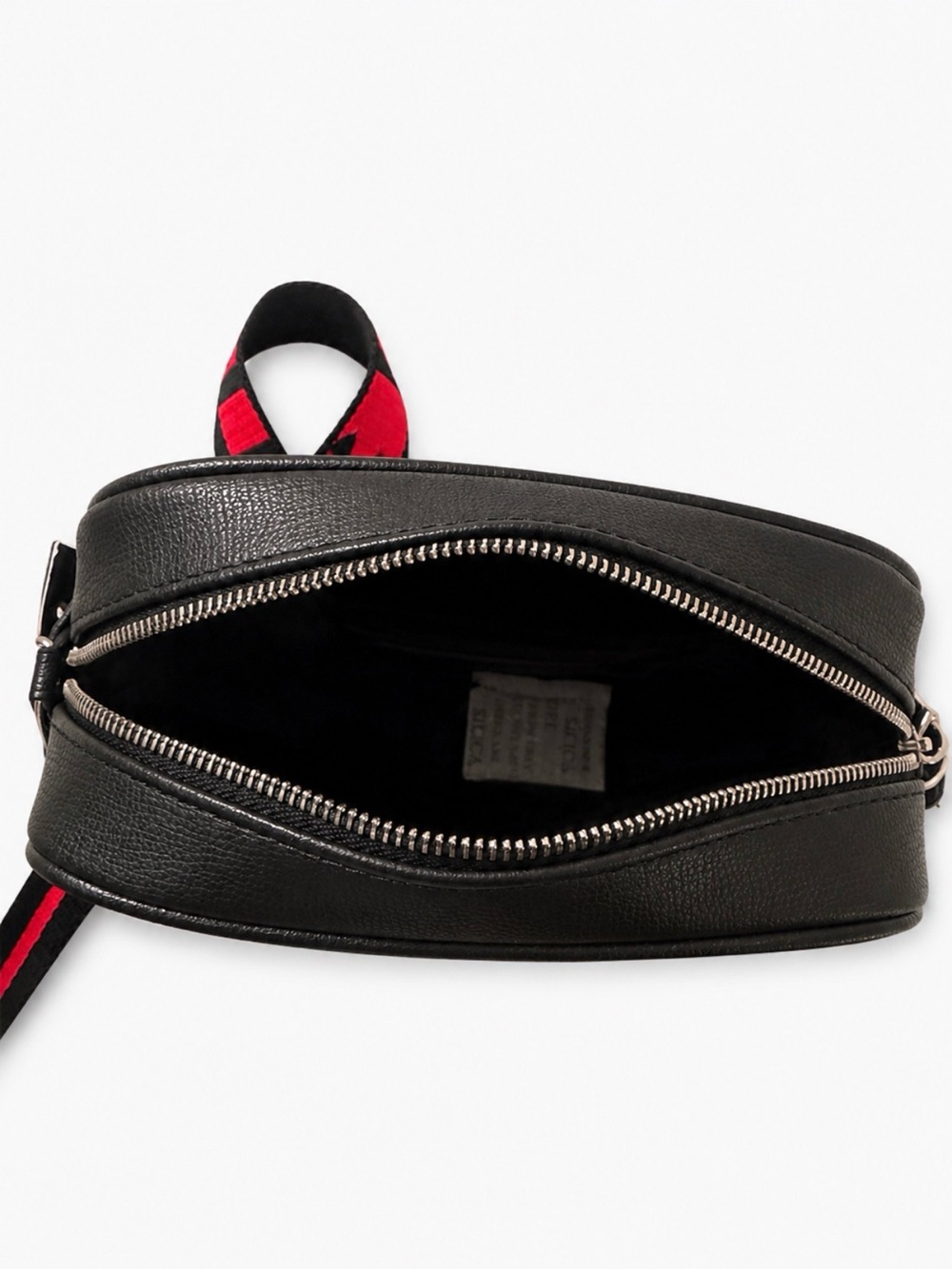 Karl Lagerfeld Paris Love Karl Black Red Crossbody Bag NWT $198 - Picture 9 of 9